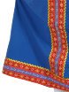 Русский народный костюм "Забава" детский льняной синий сарафан и блузка 7-12 лет фото 3 — Samogon-sam.ru