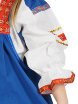 Русский народный костюм "Забава" детский льняной синий сарафан и блузка 7-12 лет фото 4 — Samogon-sam.ru