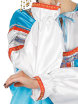 Русский народный костюм "Василиса" женский атласный голубой  сарафан и блузка XS-L фото 4 — Samogon-sam.ru