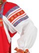 Русский народный костюм "Дуняша" для девочки хлопковый красный сарафан и блузка 7-12 лет фото 2 — Samogon-sam.ru