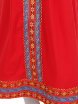 Русский народный костюм "Дуняша" для девочки хлопковый красный сарафан и блузка 7-12 лет фото 3 — Samogon-sam.ru