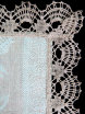 Салфетка серая с темным кружевом (ручное плетение) арт. 6нхп-654, 33х33 фото 2 — Samogon-sam.ru