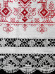Полотенце белое с вышивкой арт. 8нхп-841а фото 2 — Samogon-sam.ru