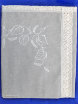 Скатерть «Березка» прямоугольная серая со светлым кружевом и кружевной вышивкой арт. 11ст-326, 180х150 фото 1 — Samogon-sam.ru